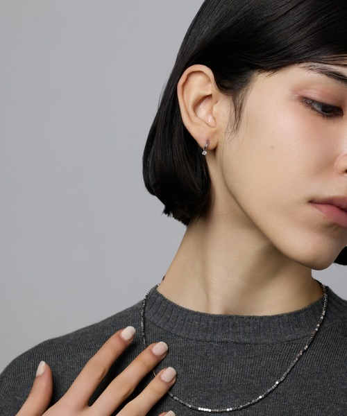 CENE（セネ）の「【CENE】セネ/ジルコニアドロップピアス（ピアス（両耳用）・レディース・ゴールド/シルバー・FREE）」の11枚目の写真