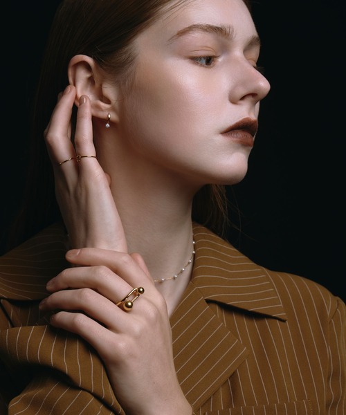 CENE（セネ）の「【CENE】セネ/ジルコニアドロップピアス（ピアス（両耳用）・レディース・ゴールド/シルバー・FREE）」の18枚目の写真