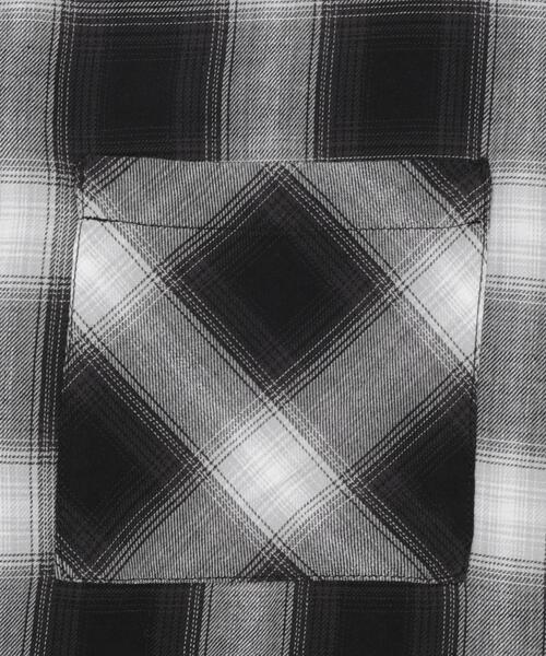 WEGO（ウィゴー）の「WEGO/チェックBIGシャツ（シャツ/ブラウス・レディース・ブラック/レッド/ピンク/ブラウン・FREE）」の11枚目の写真