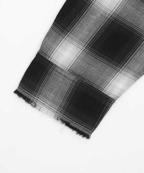 WEGO（ウィゴー）の「WEGO/チェックBIGシャツ（シャツ/ブラウス・レディース・ブラック/レッド/ピンク/ブラウン・FREE）」の12枚目の写真