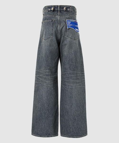 DAIRIKU(ダイリク)の「"Wide" Vintage Denim Pants(デニムパンツ・メンズ・インディゴブルー/ブラック・31/29)」の3枚目の写真