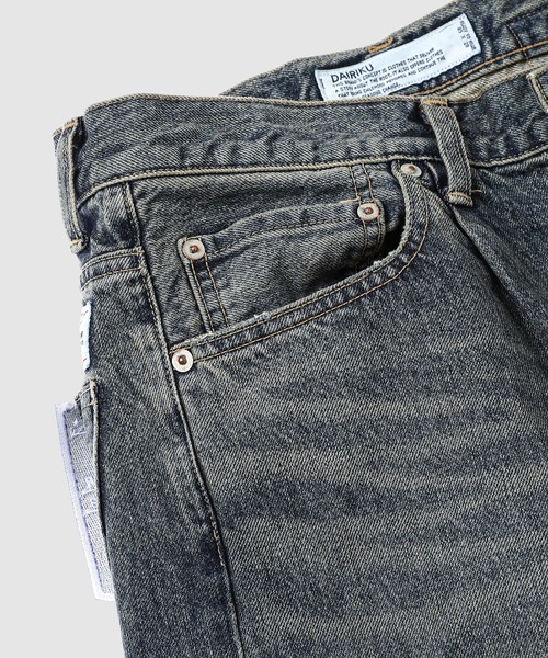 DAIRIKU(ダイリク)の「"Wide" Vintage Denim Pants(デニムパンツ・メンズ・インディゴブルー/ブラック・31/29)」の5枚目の写真