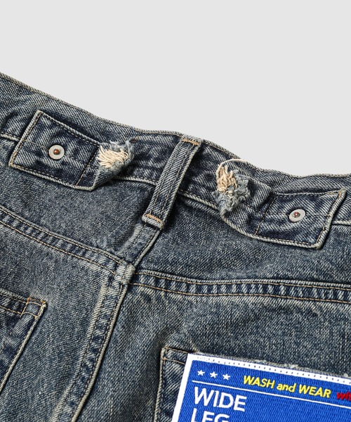 DAIRIKU(ダイリク)の「"Wide" Vintage Denim Pants(デニムパンツ・メンズ・インディゴブルー/ブラック・31/29)」の7枚目の写真