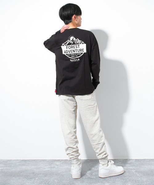 RAT EFFECT（ラットエフェクト）の「【裏毛】タテロゴスウェットパンツ（スウェットパンツ・キッズ・オートミール/チャコールグレー/ブラック・170/160/150/140/130）」の12枚目の写真