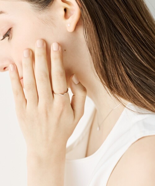 ete（エテ）の「[シェア] ビジュー リップル リング（リング・レディース・ピンクゴールド・11号/9号/13号/7号/15号）」の5枚目の写真