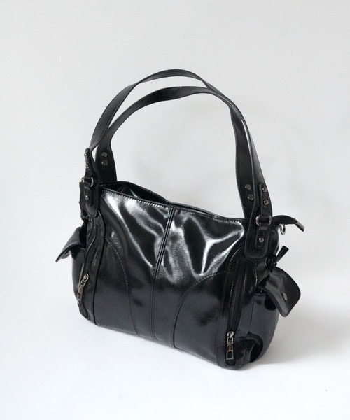 Port（ポート）の「【 Port / ポート 】 ヴィンテージライク ショルダーバッグ / ハンドバッグ #（ハンドバッグ・レディース・ブラック/ブラウン/ボルドー・FREE）」の9枚目の写真