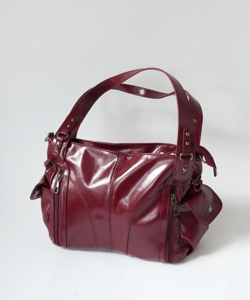 Port（ポート）の「【 Port / ポート 】 ヴィンテージライク ショルダーバッグ / ハンドバッグ #（ハンドバッグ・レディース・ブラック/ブラウン/ボルドー・FREE）」の13枚目の写真