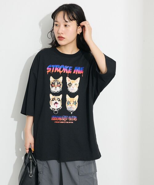 CRAFT STANDARD BOUTIQUE（クラフトスタンダードブティック）の「アニマルプリントTEE（Tシャツ/カットソー・レディース・ホワイト/ブラック・S/M/L）」の22枚目の写真