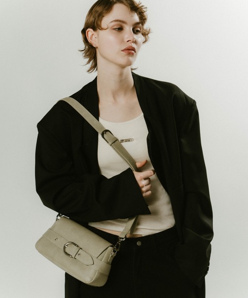 Knuth Marf（クヌースマーフ）の「front belt shoulder bag（ショルダーバッグ・レディース・レッド/ミント・ONE SIZE）」の7枚目の写真