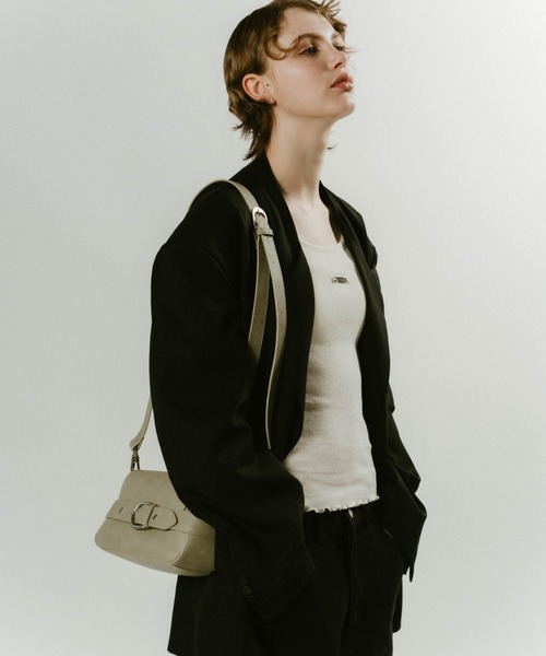 Knuth Marf（クヌースマーフ）の「front belt shoulder bag（ショルダーバッグ・レディース・レッド/ミント・ONE SIZE）」の9枚目の写真