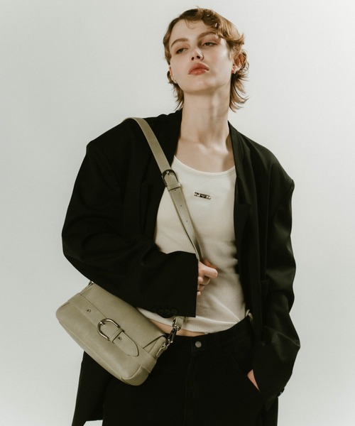Knuth Marf（クヌースマーフ）の「front belt shoulder bag（ショルダーバッグ・レディース・レッド/ミント・ONE SIZE）」の13枚目の写真