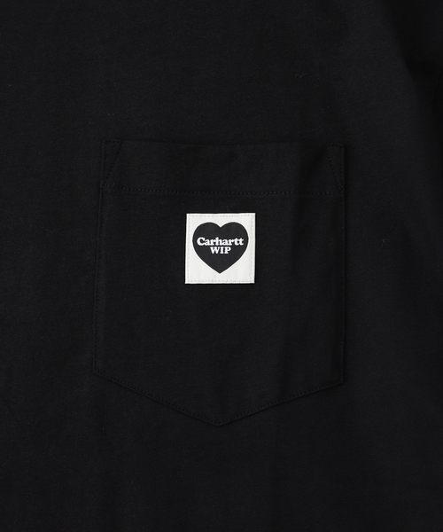 Carhartt（カーハート）の「Carhartt / カーハートダブルアイピー S/S POCKET HEART T-SHIRT（Tシャツ/カットソー・メンズ・ブラック・MEDIUM/LARGE）」の3枚目の写真