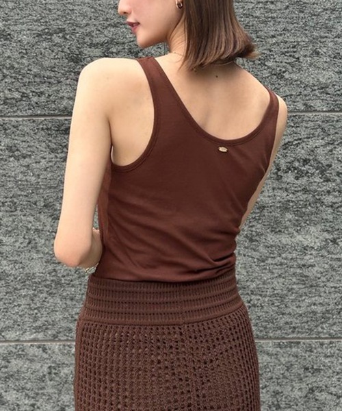 anuans｜シアーテレコタンクトップ | Rakuten Fashion(楽天