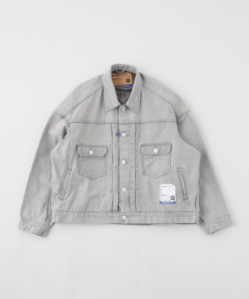 BAYCREW'S DEPO(ベイクルーズデポ)の「IN STRU(MEN-TAL) / インストルメンタル SELVAGE DENIM JACKET (BLEACHED)(デニムジャケット・メンズ・ブルー系その他/ブラック・48/46)」の1枚目の写真