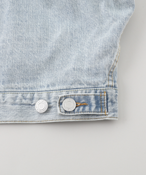BAYCREW'S DEPO(ベイクルーズデポ)の「IN STRU(MEN-TAL) / インストルメンタル SELVAGE DENIM JACKET (BLEACHED)(デニムジャケット・メンズ・ブルー系その他/ブラック・48/46)」の6枚目の写真