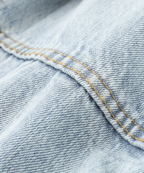 BAYCREW'S DEPO(ベイクルーズデポ)の「IN STRU(MEN-TAL) / インストルメンタル SELVAGE DENIM JACKET (BLEACHED)(デニムジャケット・メンズ・ブルー系その他/ブラック・48/46)」の8枚目の写真