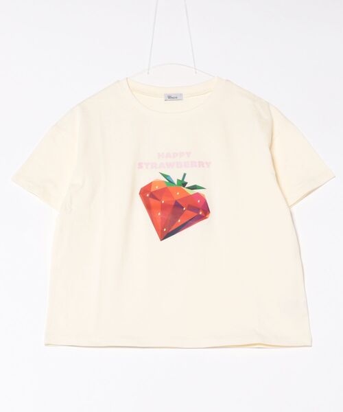 unica(ユニカ)の「PRISMT ladies(Tシャツ/カットソー・レディース・オフホワイト/ブラック・F)」の2枚目の写真