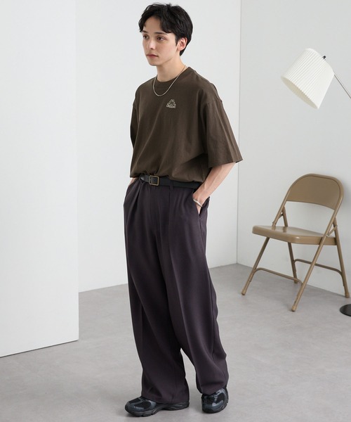 Kappa/カッパ 別注 ロゴ刺繍 オーバーサイズ半袖Tシャツ MONO-MART