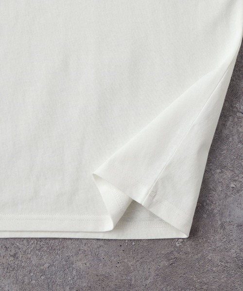 Kappa（カッパ）の「Kappa/カッパ 別注 ロゴ刺繍 オーバーサイズ半袖Tシャツ（Tシャツ/カットソー・レディース・オフホワイト/ブラック/チャコール/ダークネイビー/ライトグレー/ダークブラウン・M/L）」の7枚目の写真