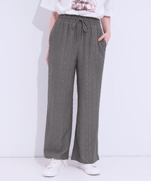 Cutie Blonde | 幾何学レース調 イージーパンツ(その他パンツ)