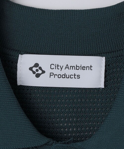 SHIPS（シップス）の「City Ambient Products:〈手洗い可能〉ポリエステル メッシュ ニット ショートスリーブ ポロ（ポロシャツ・メンズ・ブラック/ダークグリーン/オフホワイト/ダークグレー・SMALL/MEDIUM/LARGE）」の13枚目の写真