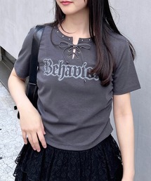 レースUPロゴTシャツ