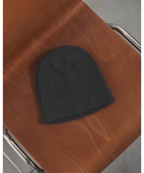 anuke(アンヌーク)の「Knit Beanie(ニットキャップ/ビーニー・レディース・チャコールグレー/ブラック/アイボリー・FREE)」の14枚目の写真