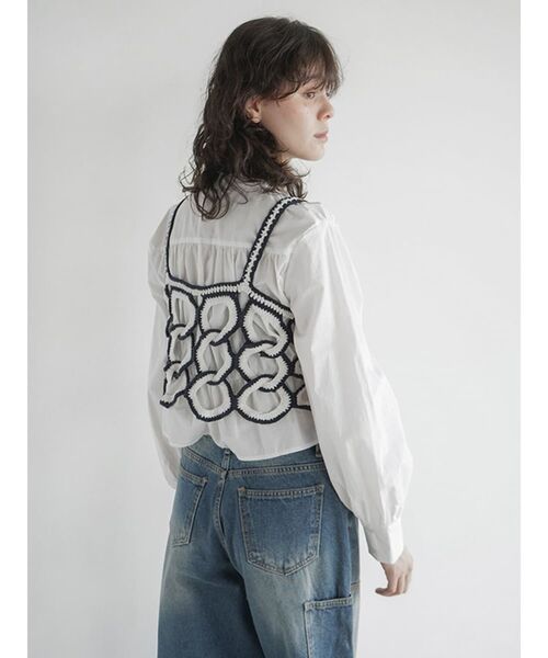 セール】Circle motif crochet bustier（その他トップス）｜FIKA