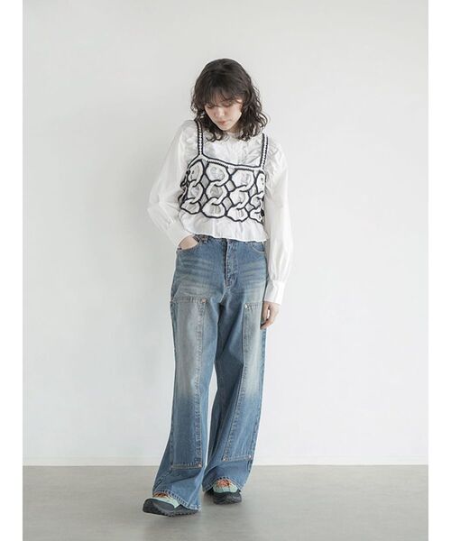 セール】Circle motif crochet bustier（その他トップス）｜FIKA