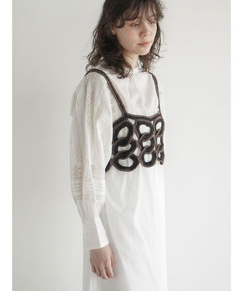 セール】Circle motif crochet bustier（その他トップス）｜FIKA