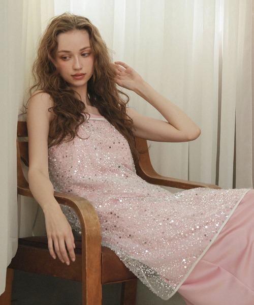 DONOBAN（ドノバン）の「【ANDRESD】kirakira spangle dress［キラキラスパングルドレス］（ドレス・レディース・ゴールド/シルバー/オフホワイト/ブラック・M/L）」の11枚目の写真