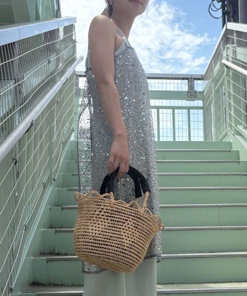 DONOBAN（ドノバン）の「【ANDRESD】kirakira spangle dress［キラキラスパングルドレス］（ドレス・レディース・ゴールド/シルバー/オフホワイト/ブラック・M/L）」の18枚目の写真