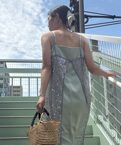 DONOBAN（ドノバン）の「【ANDRESD】kirakira spangle dress［キラキラスパングルドレス］（ドレス・レディース・ゴールド/シルバー/オフホワイト/ブラック・M/L）」の20枚目の写真
