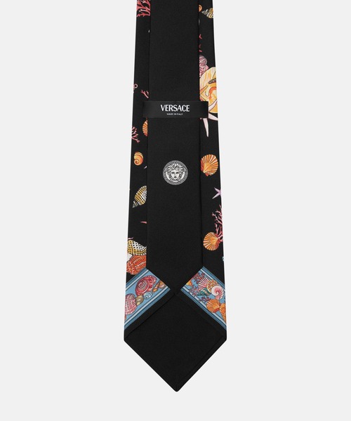 ヴェルサーチ　シャツ、ネクタイ メドゥーサ シルク ネクタイ ブラック | VERSACE JP