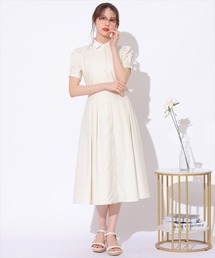 SWINGLE（スウィングル）の「2WAYボウタイツイードドレスワンピース