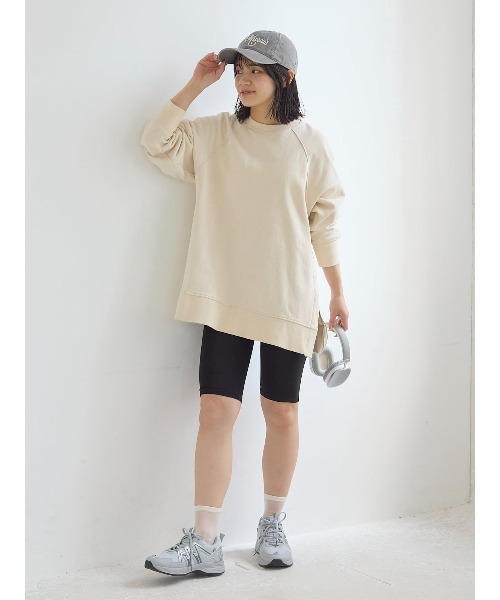 tutuanna（チュチュアンナ）の「[とにかくさらっと涼しい]レギンス5分丈（レギンス/スパッツ・レディース・ブラック・M/L）」の3枚目の写真