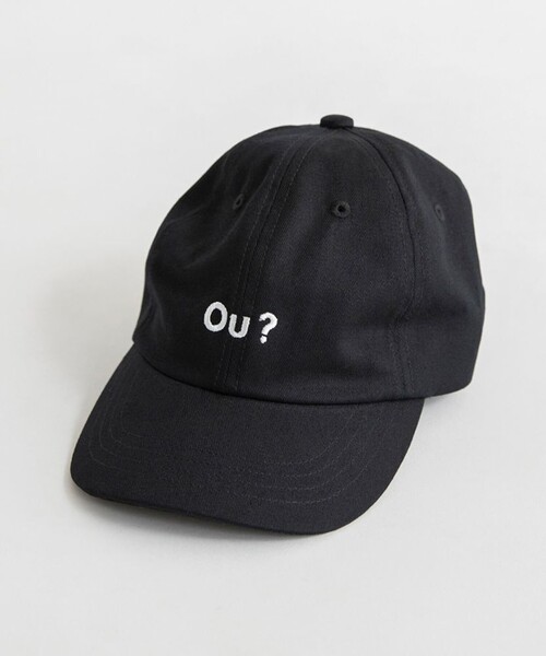 EDWIN（エドウィン）の「【Ou? by EDWIN】Ou?ロゴ刺繍入りキャップ（キャップ・キッズ・ブラック/サックスブルー・M/L）」の2枚目の写真