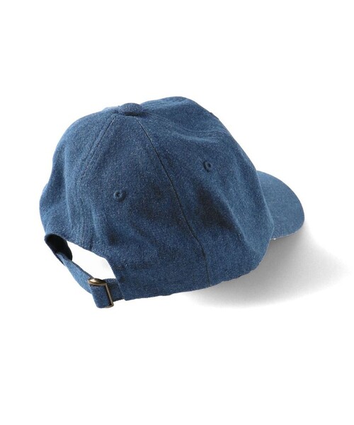 EDWIN（エドウィン）の「【Ou? by EDWIN】Ou?ロゴ刺繍入りキャップ（キャップ・キッズ・ブラック/サックスブルー・M/L）」の6枚目の写真