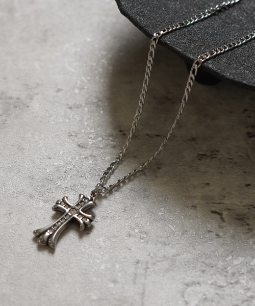 シルバーチェーンネックレス/クロス（ネックレス）｜SPINNS（スピンズ