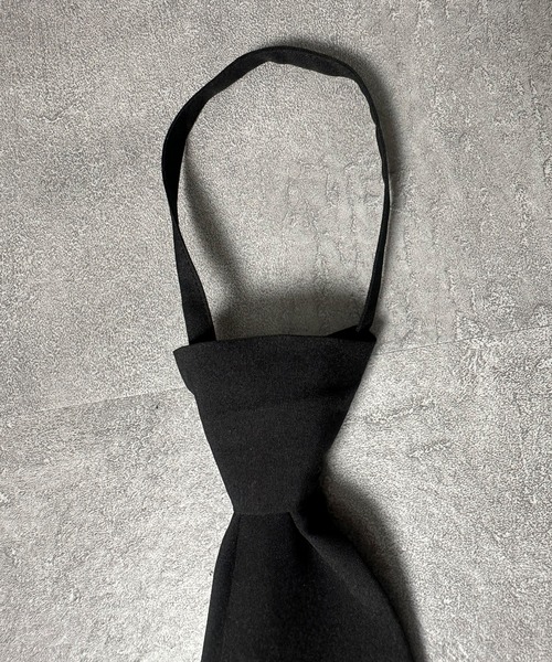 Amilige(アミリージュ)の「Bandage Bear刺繍ネクタイ(ネクタイ・メンズ・ブラック・FREE)」の6枚目の写真