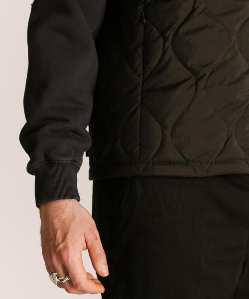 schott（ショット）の「Schott/ショット/xTAION/×タイオン/INNER DOWN VEST/インナーダウンベスト（ダウンベスト・メンズ・ブラック/ベージュ・M/L/XL/2XL）」の10枚目の写真