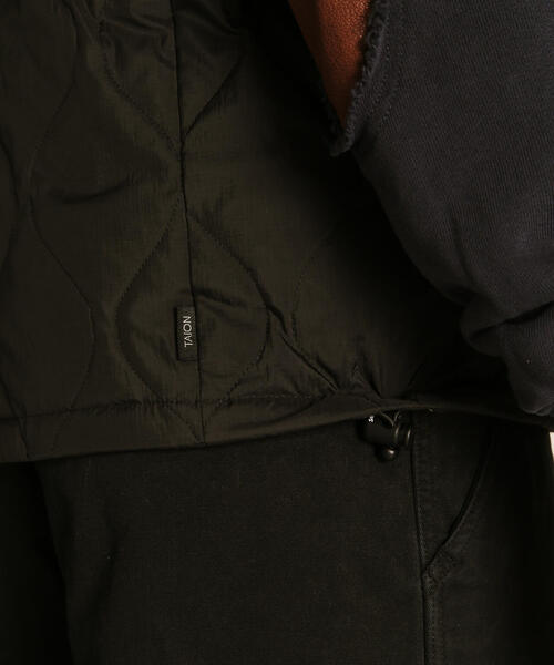 schott（ショット）の「Schott/ショット/xTAION/×タイオン/INNER DOWN VEST/インナーダウンベスト（ダウンベスト・メンズ・ブラック/ベージュ・M/L/XL/2XL）」の11枚目の写真