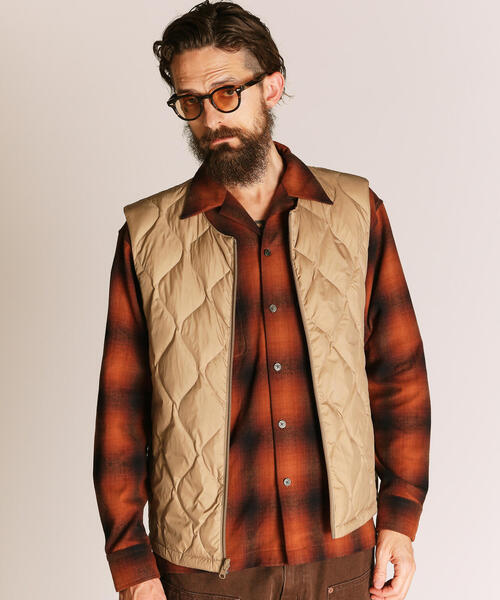 Schott/ショット/xTAION/×タイオン/INNER DOWN VEST/インナーダウン
