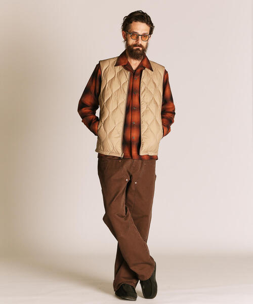 Schott/ショット/xTAION/×タイオン/INNER DOWN VEST/インナーダウン