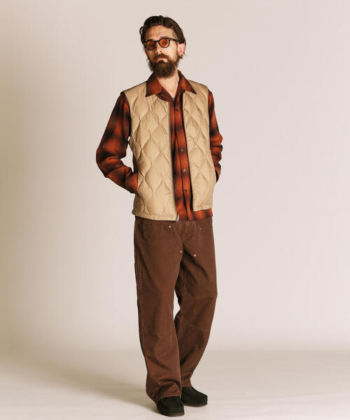 Schott/ショット/xTAION/×タイオン/INNER DOWN VEST/インナーダウン