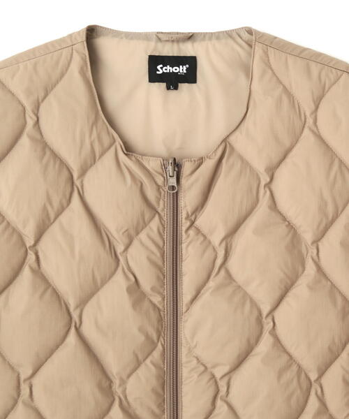 schott（ショット）の「Schott/ショット/xTAION/×タイオン/INNER DOWN VEST/インナーダウンベスト（ダウンベスト・メンズ・ブラック/ベージュ・M/L/XL/2XL）」の21枚目の写真