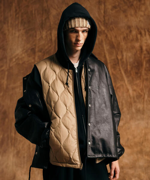 Schott/ショット/xTAION/×タイオン/INNER DOWN VEST/インナーダウン