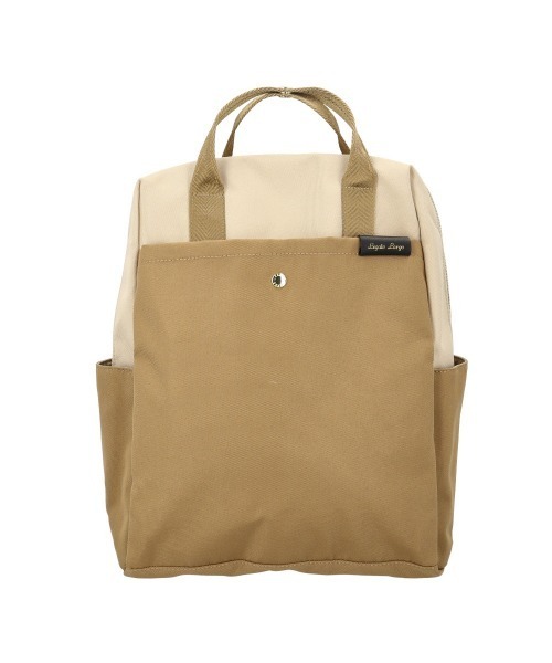 Legato Largo(レガートラルゴ)の「Legato Largo 撥水両立バッグ トート型リュック(バックパック/リュック・レディース・ベージュ/ネイビー/ブラック/オリーブ/グレー・FREE)」の3枚目の写真