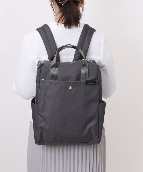 Legato Largo(レガートラルゴ)の「Legato Largo 撥水両立バッグ トート型リュック(バックパック/リュック・レディース・ベージュ/ネイビー/ブラック/オリーブ/グレー・FREE)」の7枚目の写真