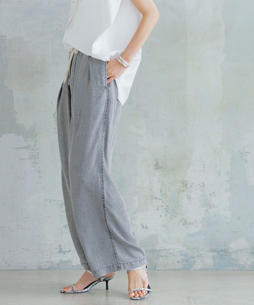 BARNYARDSTORM（バンヤードストーム）の「BARNYARDSTORM / ドロストライトデニムパンツ＜セットアップ対応＞【WEB限定】（デニムパンツ・レディース・インディゴブルー/グレー・S/M）」の15枚目の写真